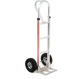 Magliner Heavy Duty Aluminum Hand Truck with Loop Handle & Pneumatic Wheels - Perfect for Warehouse, Retail, and Home Moving