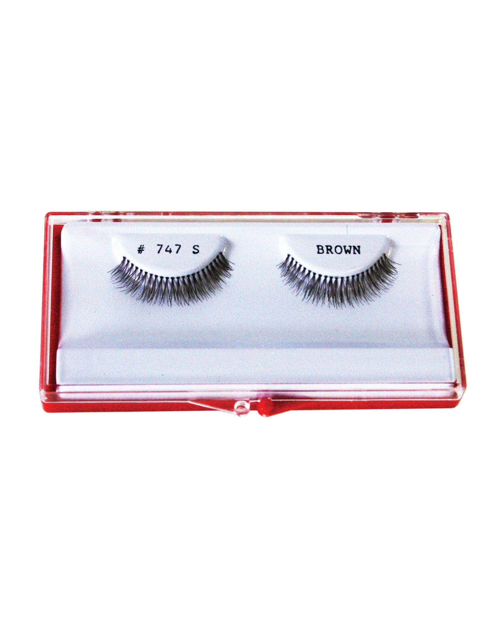 Natural Thin Brown False Eyelashes - Lightweight Fluttery Lashes for Everyday Wear & Special Occasions