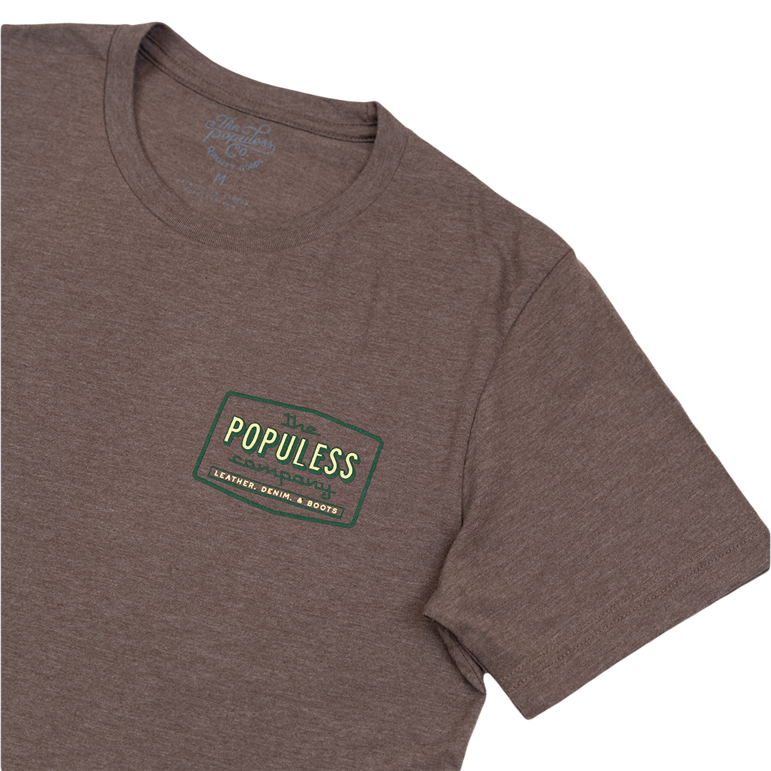 Rito Tee - Soft Cotton T-Shirt in Tawny Brown for Men | Casual & Comfortable Everyday Wear