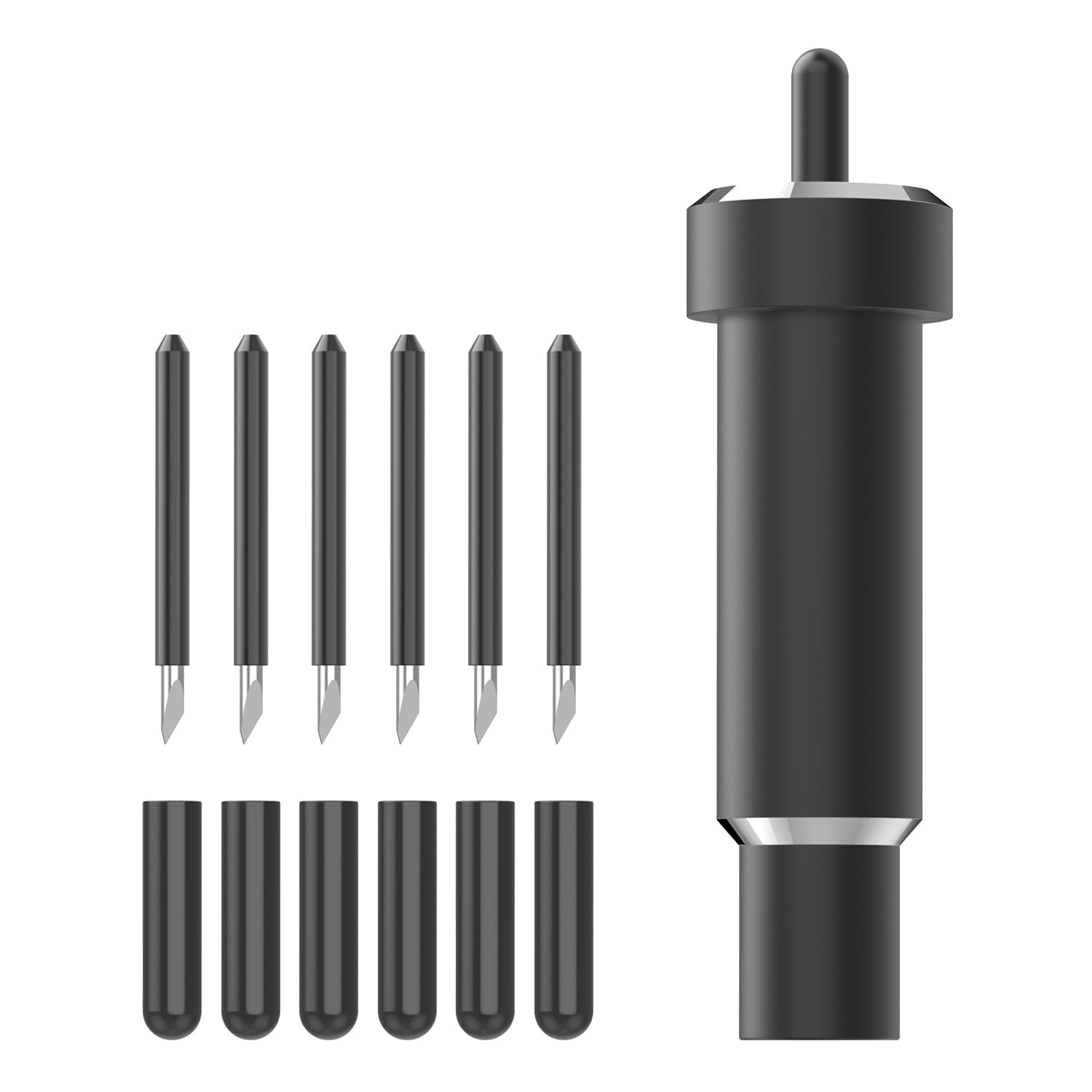 Artarron Replacement Deep Point Blades for Cricut Maker 3/Maker/Explore 3/Air 2/Air/One - 6 Pack Heavy Duty Cutting Blades for Craft Foam, Chipboard, Leather & Magnetic Sheets (0.6mm) - Perfect for DIY Projects, Scrapbooking & Crafting