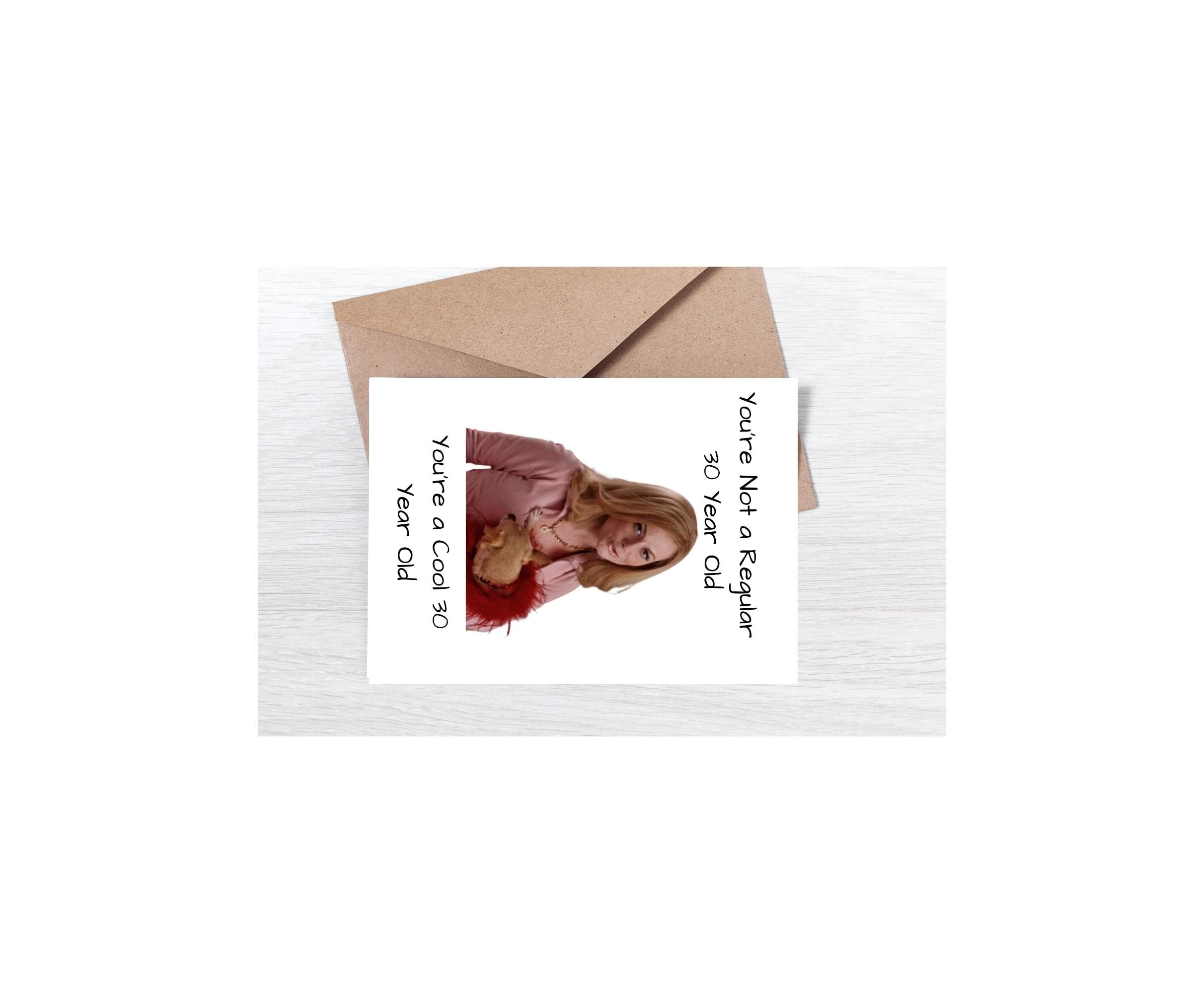 Mean Girls 30th Birthday Card - Hilarious Birthday Greeting Card for Women, Best Friend & Girlfriend - Perfect 30th Birthday Gift Idea for Movie Fans - Great for Parties, Milestone Celebrations & Surprise Gifts