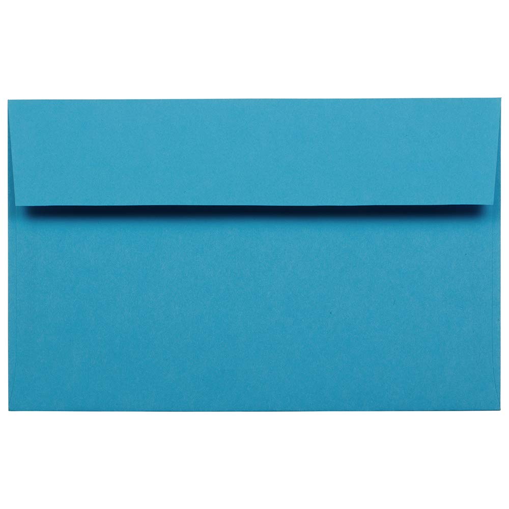 JAM PAPER A10 Colored Invitation Envelopes 6x9.5 Inches - 1000 Pack Bulk Blue Recycled Paper Envelopes for Wedding, Party & Business Invitations