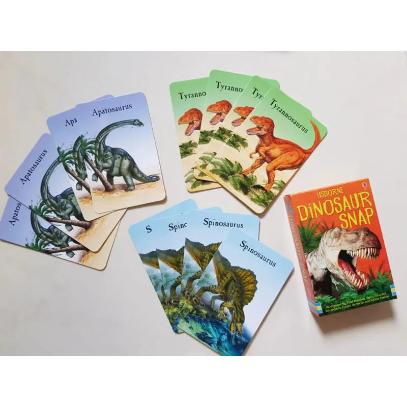 Dinosaur Snap Cards - Fun & Educational Matching Game for Kids | Perfect for Preschool Learning, Memory Training & Family Game Night
