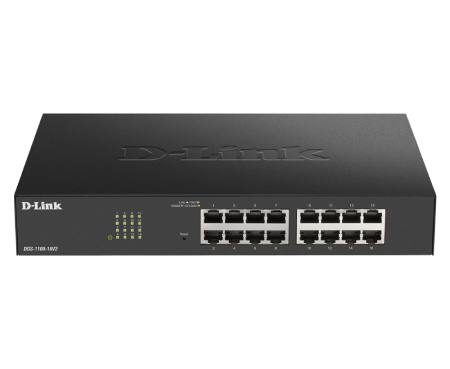 D-Link DGS-1100-16V2 16-Port Gigabit Smart Managed Switch - High-Speed Network Switch for Office, Home & Small Business Use - Pre-Order Now