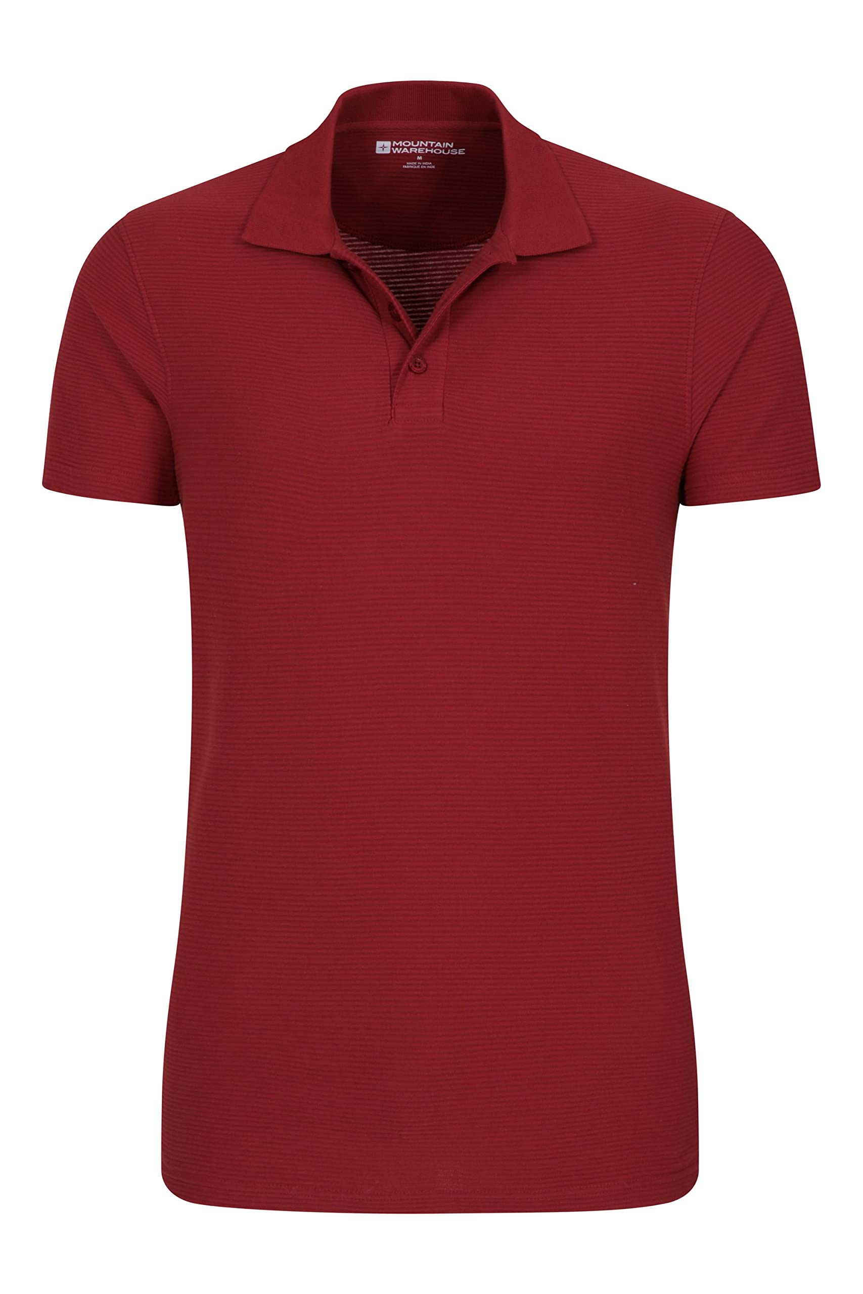 Mountain Warehouse Strand Men's Polo Shirt - UPF 30+ Sun Protection Quick-Dry Performance Tee for Golf, Hiking & Outdoor Activities