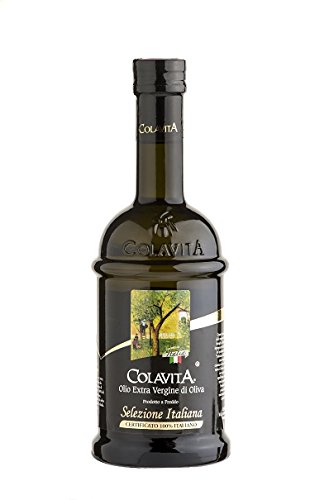 Colavita Extra Virgin Olive Oil - Premium Cold Pressed, Cholesterol Free, 25.5 fl oz (Pack of 6) - Perfect for Cooking, Salad Dressing & Healthy Recipes