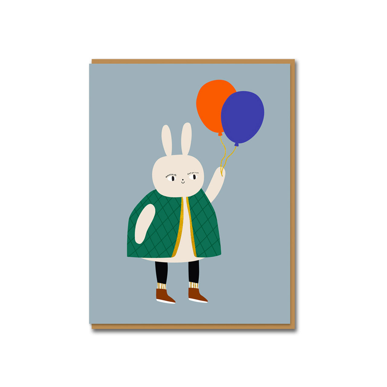 Adorable Bunny Birthday Greeting Card - Cute Rabbit Design for Birthday Wishes - Perfect for Kids, Easter & Spring Celebrations