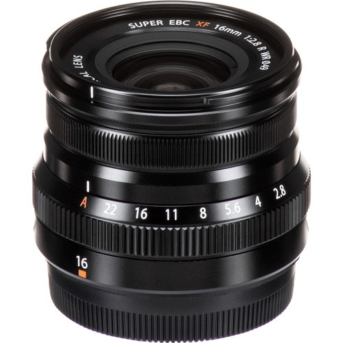 FUJIFILM XF 16mm f/2.8 R WR Prime Lens for Fuji X Series Cameras - Compact & Weather-Resistant Black Lens - Perfect for Street Photography & Travel