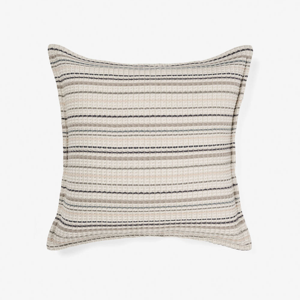 Premium Dana Mushroom European Pillowcase by Linen House - Soft & Breathable Linen Blend for Bedroom Decor, Luxury Hotel Style Bedding, Home Styling Accessory