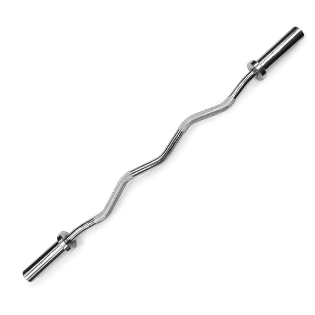 Force USA Olympic EZ Curl Barbell - Premium Weightlifting Bar for Biceps & Triceps Workouts - Perfect for Home Gym & Strength Training