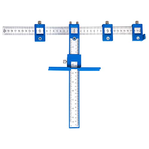 **Aluminum Alloy Cabinet Hardware Jig for Handles & Knobs - Precision Drill Guide Sleeve & Drawer Pull Template - Perfect for Woodworking, DIY Furniture, and Cabinet Installation**