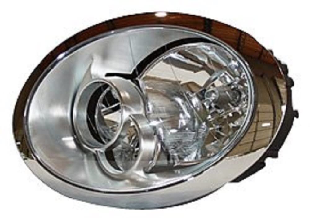 TYC Left Headlight Assembly Replacement for 2005-2006 Mini Cooper - Perfect for Night Driving & Auto Restoration Projects