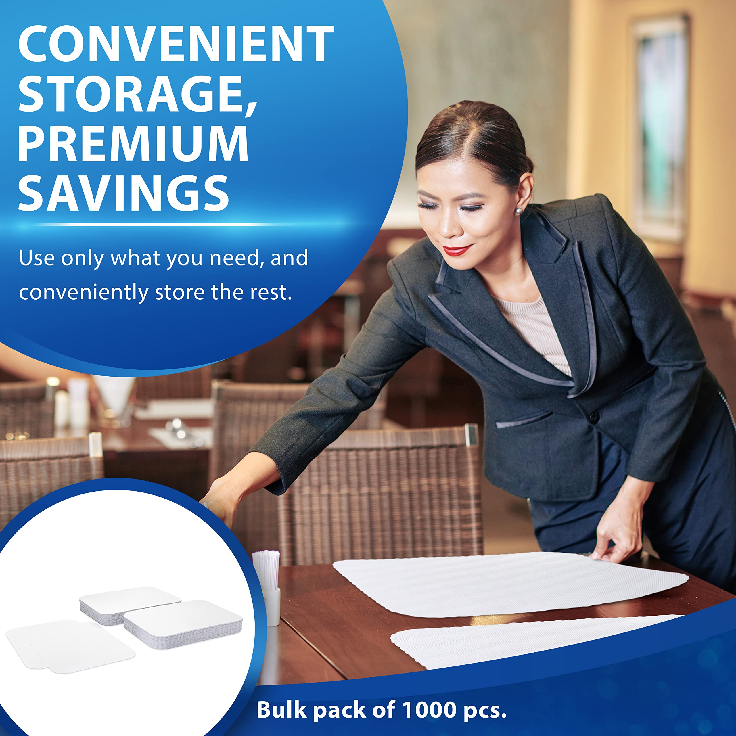 Premium White Disposable Paper Placemats 14