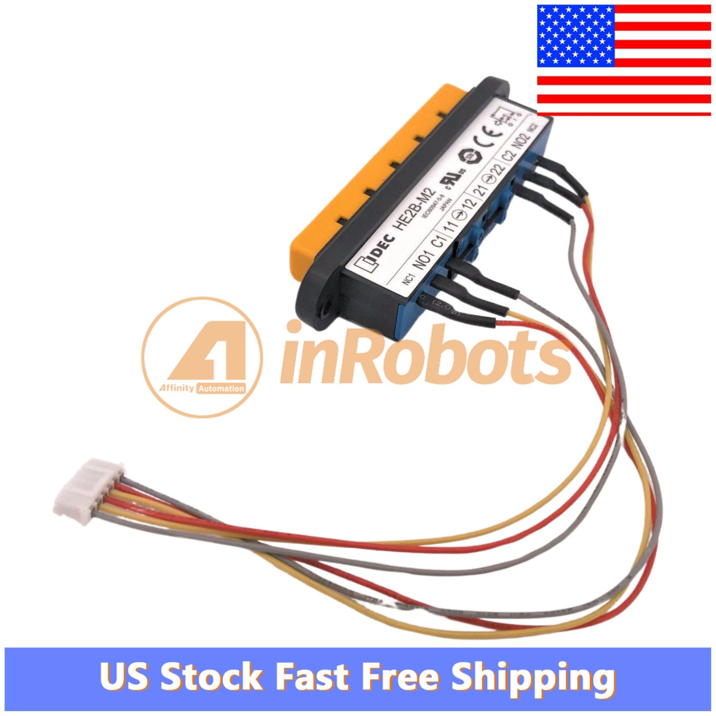 ABB HE2B M2 Enable Switch for 3HAC028357-001 FlexPendant - New Replacement Part (US Stock) - Perfect for Industrial Robot Arm Control & Maintenance