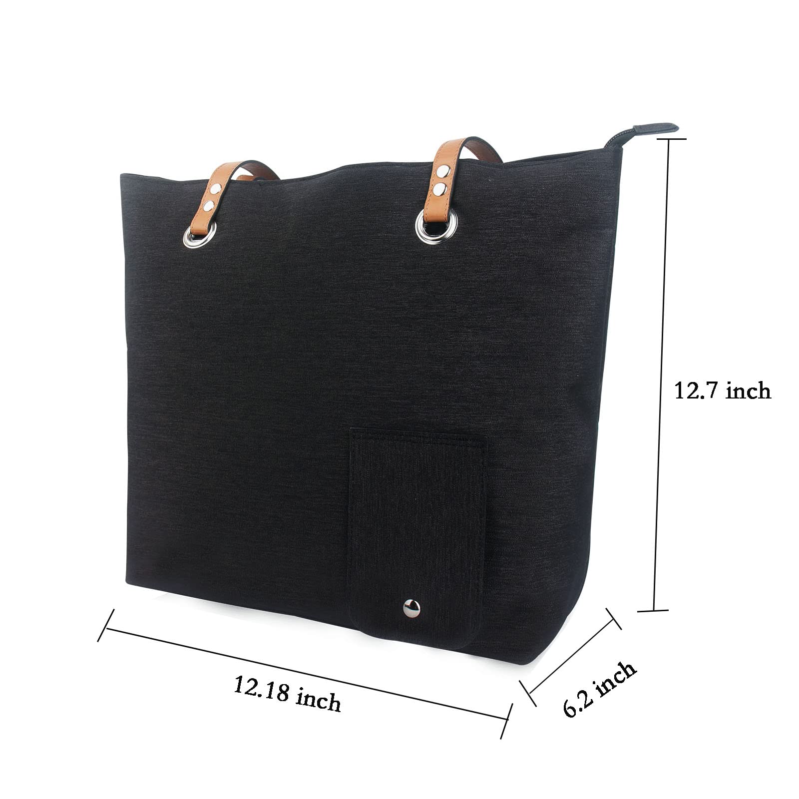 Wine Purse with Hidden Spout - Leakproof Tote Bag for Women, 3 Reusable Bladder Bags Included (Black) | Perfect for Concerts, Picnics & Outdoor Events
