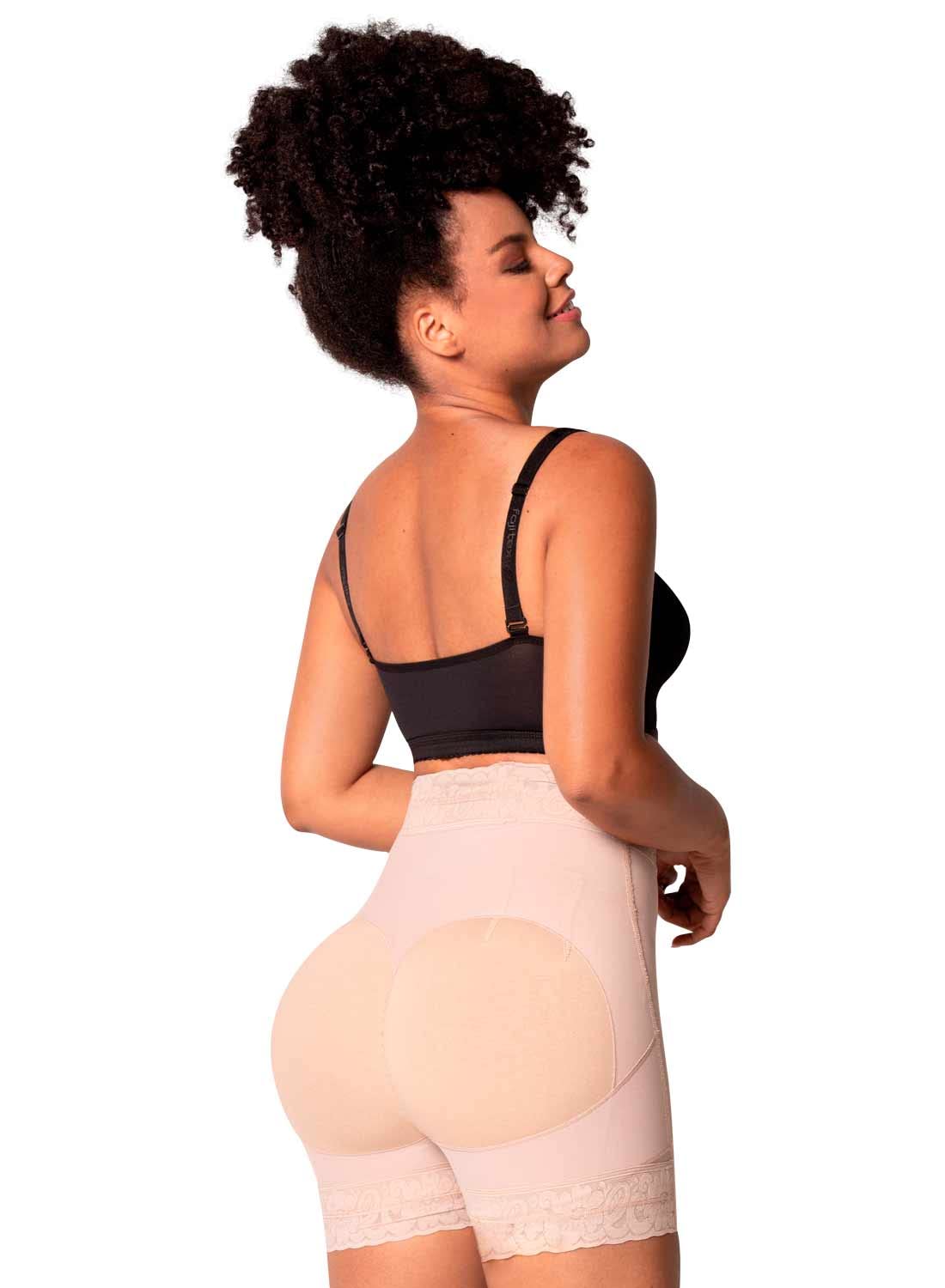 Fajitex High-Compression Butt Lifter Shorts - Shapewear for Women, Firm Control Panties, Levanta Cola Colombianos Girdle - Beige XX-Large - Perfect for Workout, Daily Wear & Special Occasions
