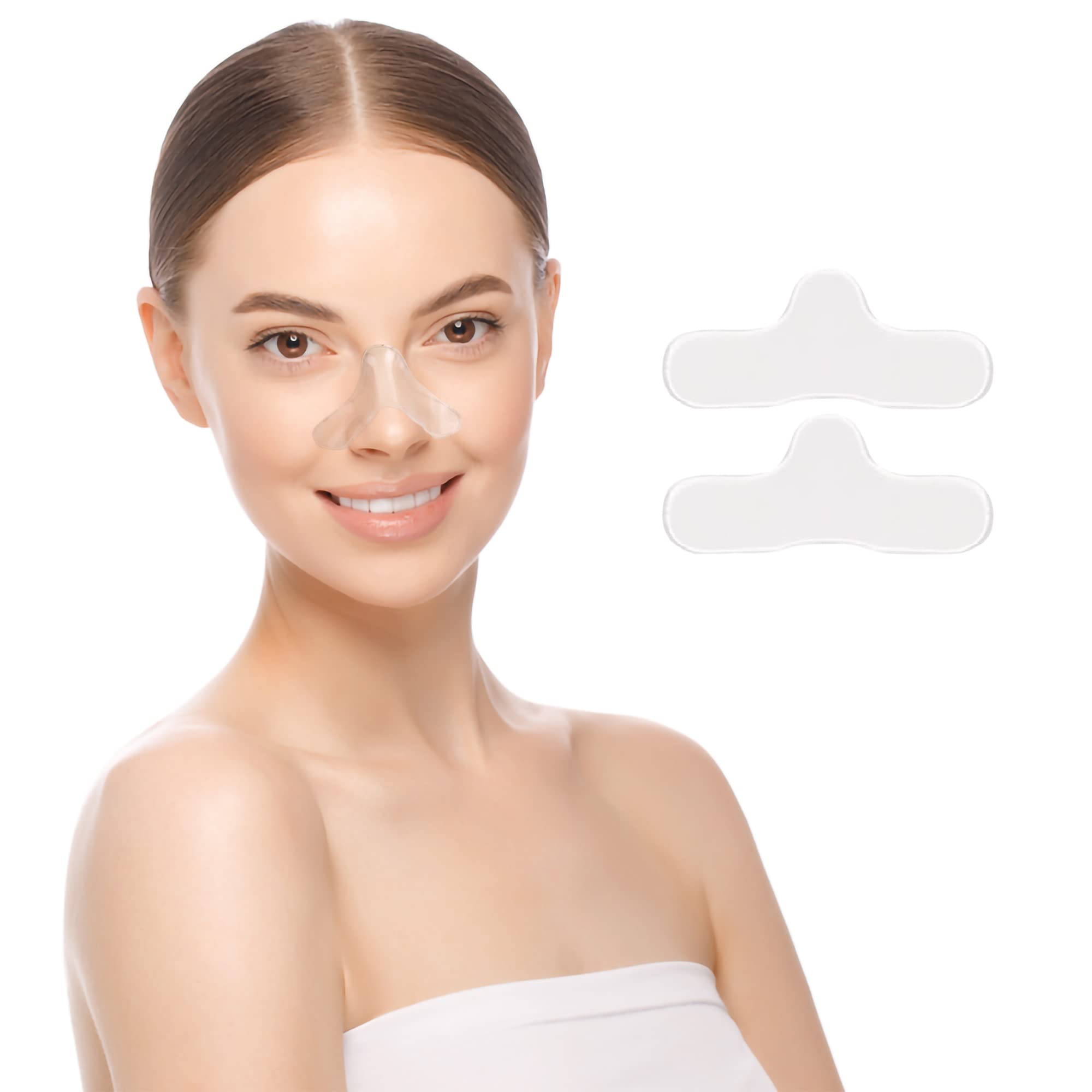 2 Pack CPAP Gel Nose Pads - Premium Soft Nasal Cushions for CPAP Masks, Anti-Irritation & Soreness Relief, Medium Size - Perfect for Sleep Apnea Therapy & Nighttime Comfort (Case of 2)