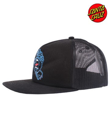 Santa Cruz Screaming Hand K2 Trucker Hat - Vintage Snapback Cap for Skateboarding, Surfing & Outdoor Adventures