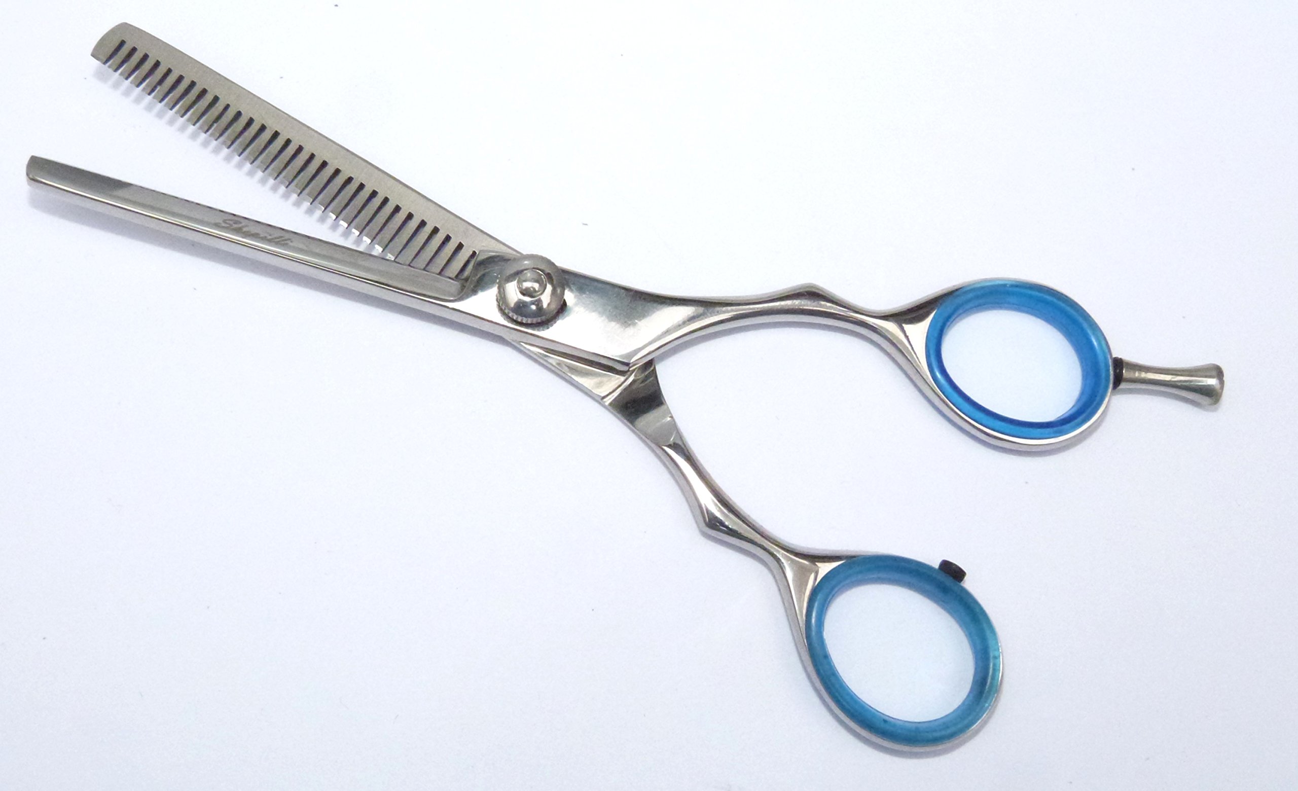 Professional Hair Thinning Scissors with Top Comb - Sharp Hairdressing Shears for Salon & Home Styling - Perfect for Layering, Texturizing & Thick Hair Cutting