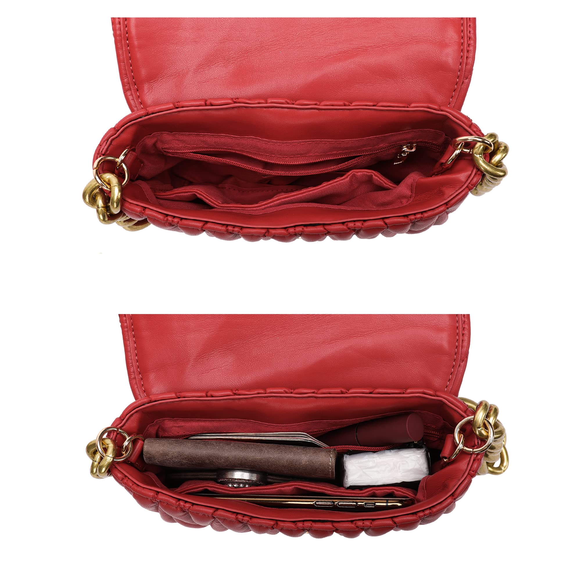 Montana West Quilted Crossbody Bags for Women - Stylish Small Purses & Top Handle Handbags - Perfect for Work, Travel & Everyday Use