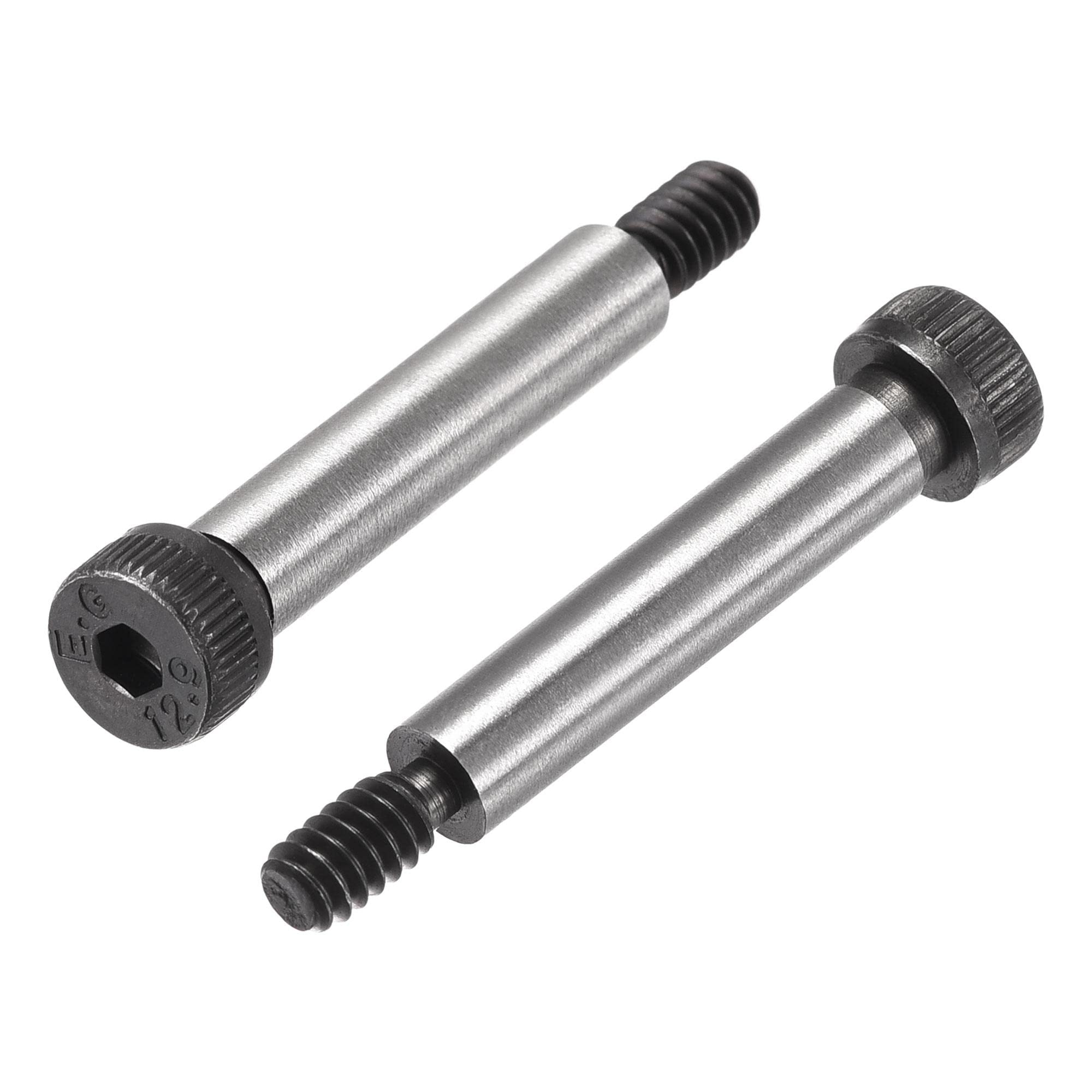 uxcell Alloy Steel Hex Socket Shoulder Screws 1-1/2