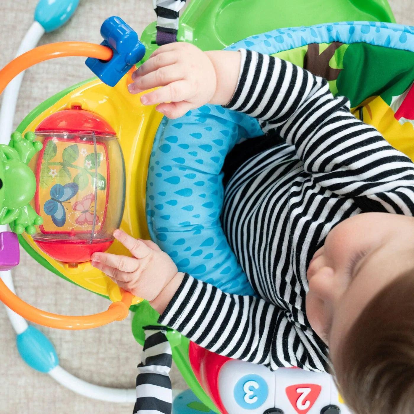 Baby Einstein Neighborhood Friends Activity Jumper - Interactive Baby Bouncer with Lights & Music for Early Learning - Perfect for Playtime, Nursery, and Developmental Stimulation
