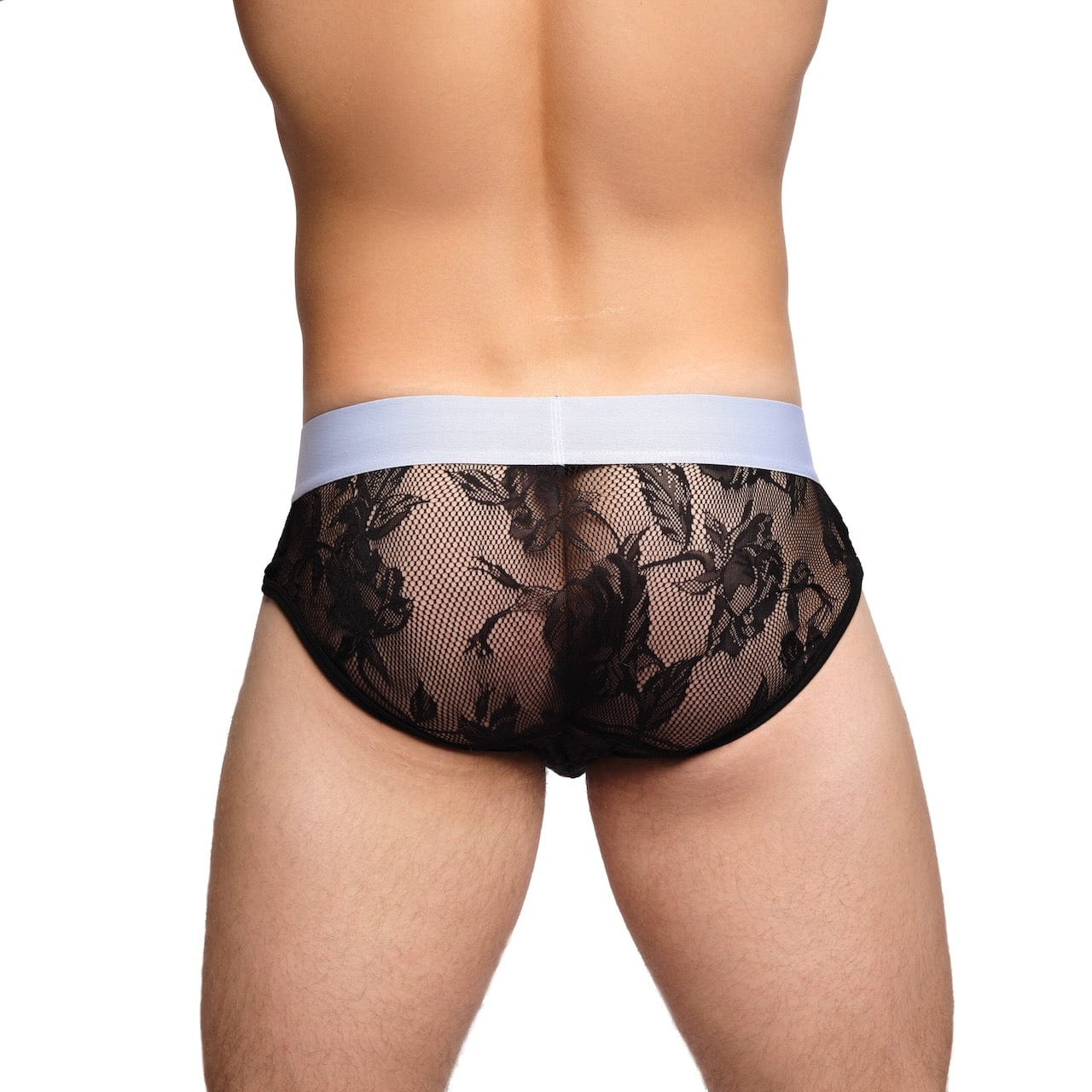 Elegant Floral Lace Black Briefs - Comfortable Women's Underwear for Daily Wear & Special Occasions