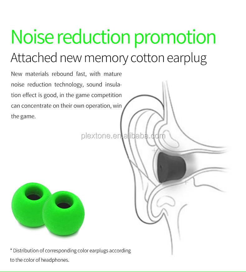 G30 Wired Gaming Headset for PC - Noise Isolating In-Ear Earbuds with Adjustable Microphone & Deep Bass - Perfect for Esports, Streaming & Online Gaming
