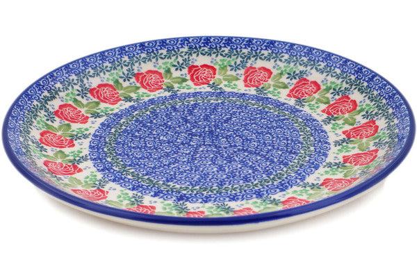 10-Piece Dinner Plate Set - Elegant Cabbage Rose Garden Design for Formal Dining & Special Occasions | Dishwasher Safe Porcelain Plates for Restaurants, Weddings & Home Decor