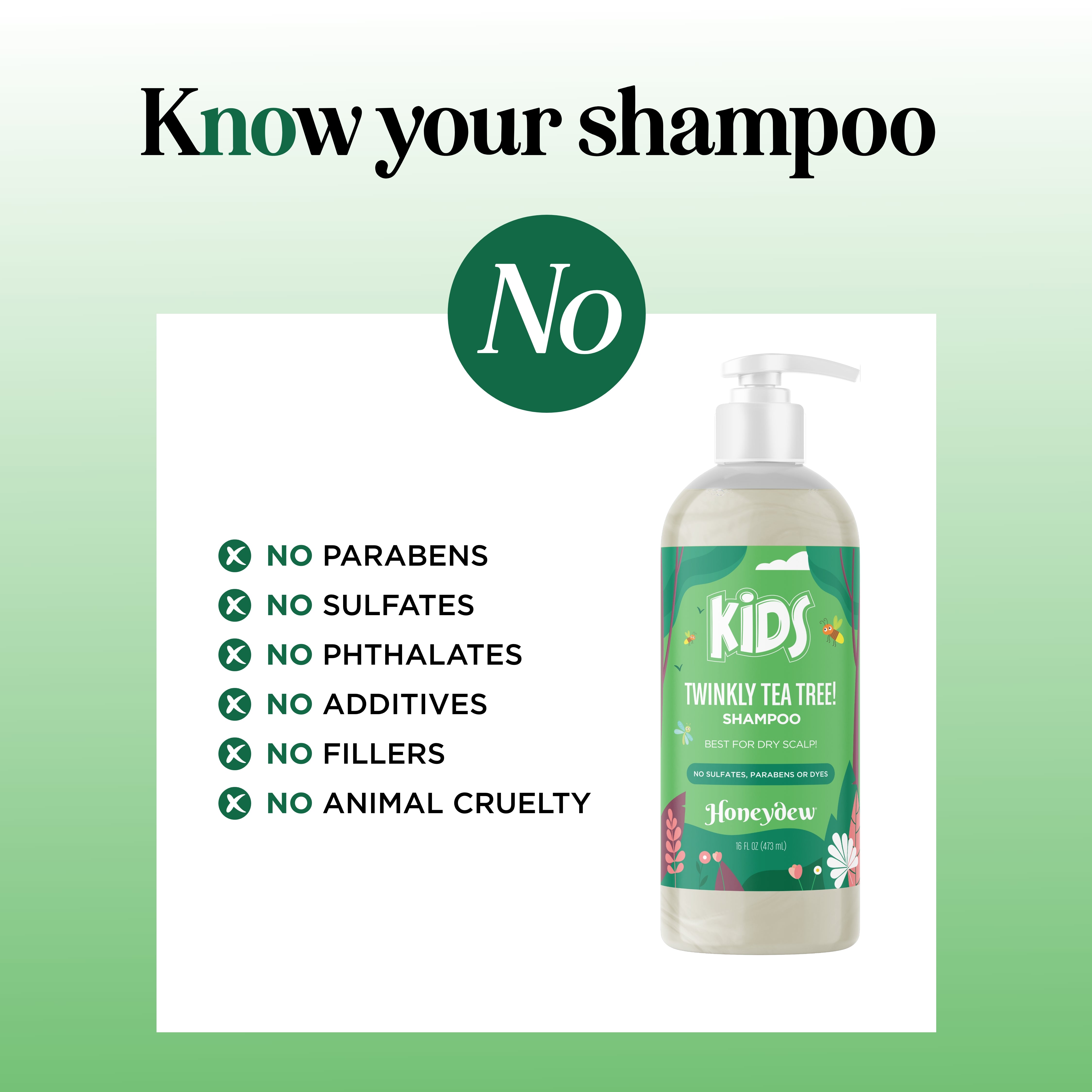 Natural Tea Tree Shampoo for Kids - Gentle & Soothing Scalp Care - Perfect for Daily Bath Time & Sensitive Skin