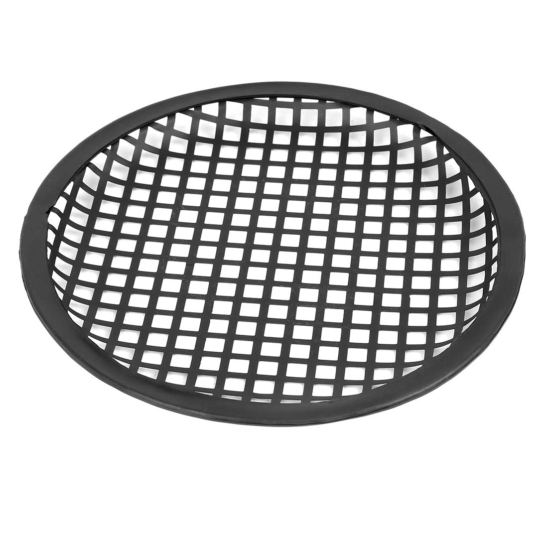 X AUTOHAUX 2-Pack 8 Inch Black Car Audio Speaker Covers - Heavy Duty Metal Mesh Subwoofer Grills & Horn Guards for Enhanced Protection | Perfect for Car Audio Systems, Home Theaters & DIY Speaker Projects