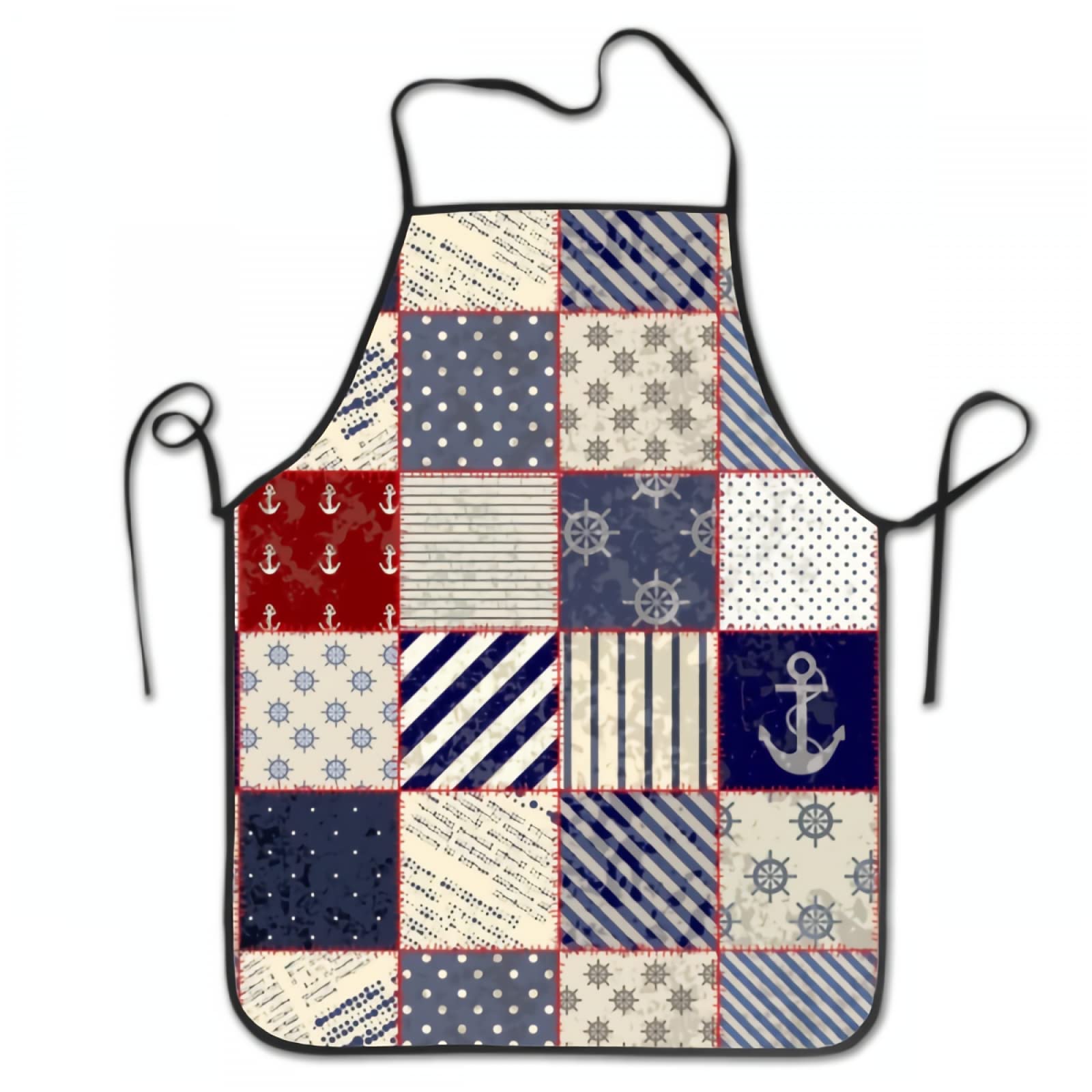 Premium Waterproof Polyester Kitchen Apron - Durable & Stylish Cooking Bib for Baking, Grilling & BBQ - Ideal for Chefs & Home Cooks