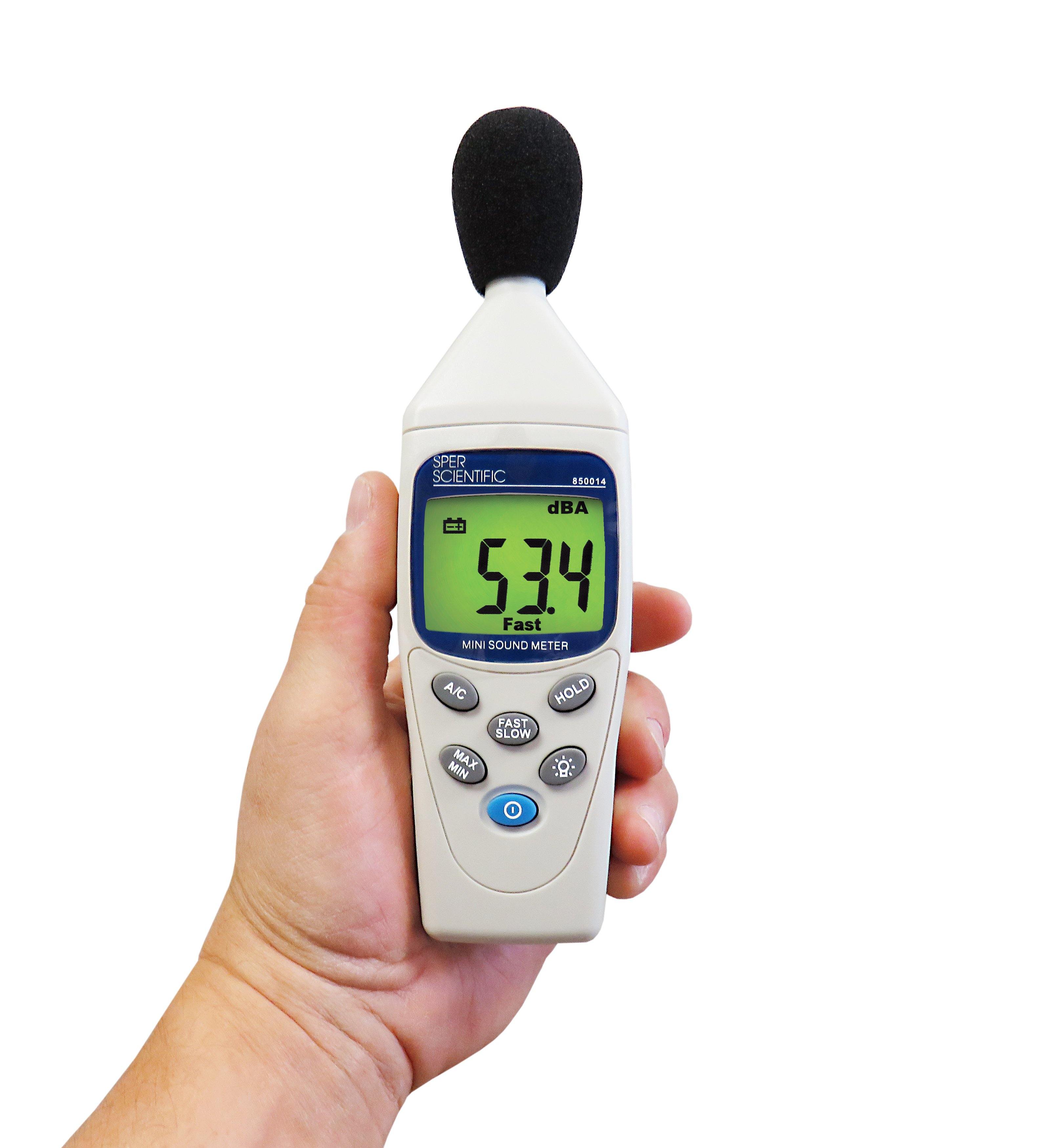 Mini Sound Meter - Digital Decibel Noise Level Tester with LCD Display - Perfect for Home, Office, Classroom & Industrial Noise Monitoring