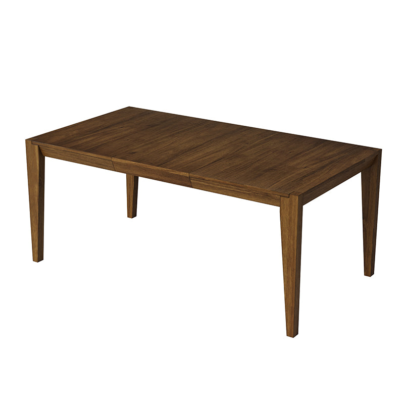 Mid Century Modern Expandable Dining Table - Solid Wood Extendable Table for Small Spaces - Perfect for Dining Room, Kitchen, and Entertaining Guests