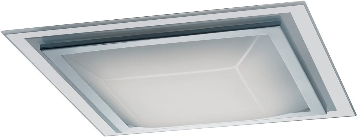12W Pyramid LED Ceiling Light Fixture - Modern Chrome Finish for Living Room, Bedroom & Office Lighting