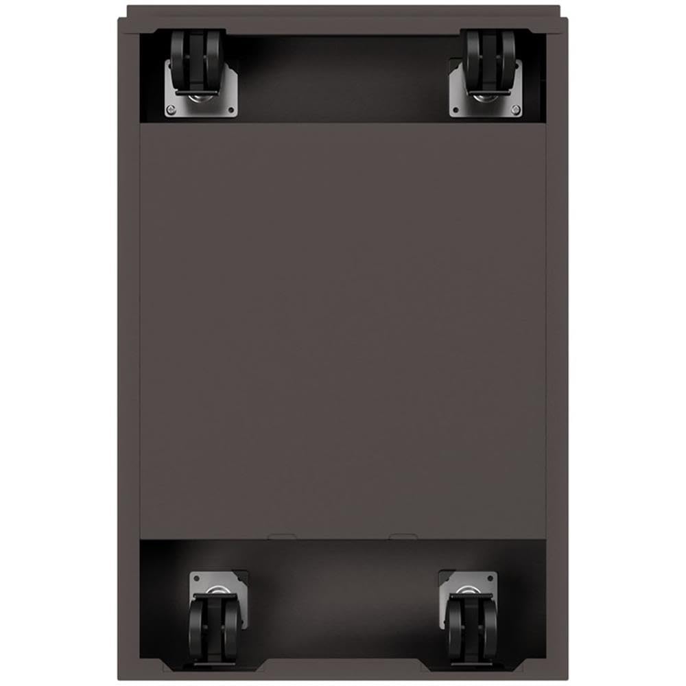 Hirsh Industries 20-Inch Mobile Pedestal 3-Drawer Storage Box in Medium Tone - Office & Home Organization Solution for Files, Supplies & Documents