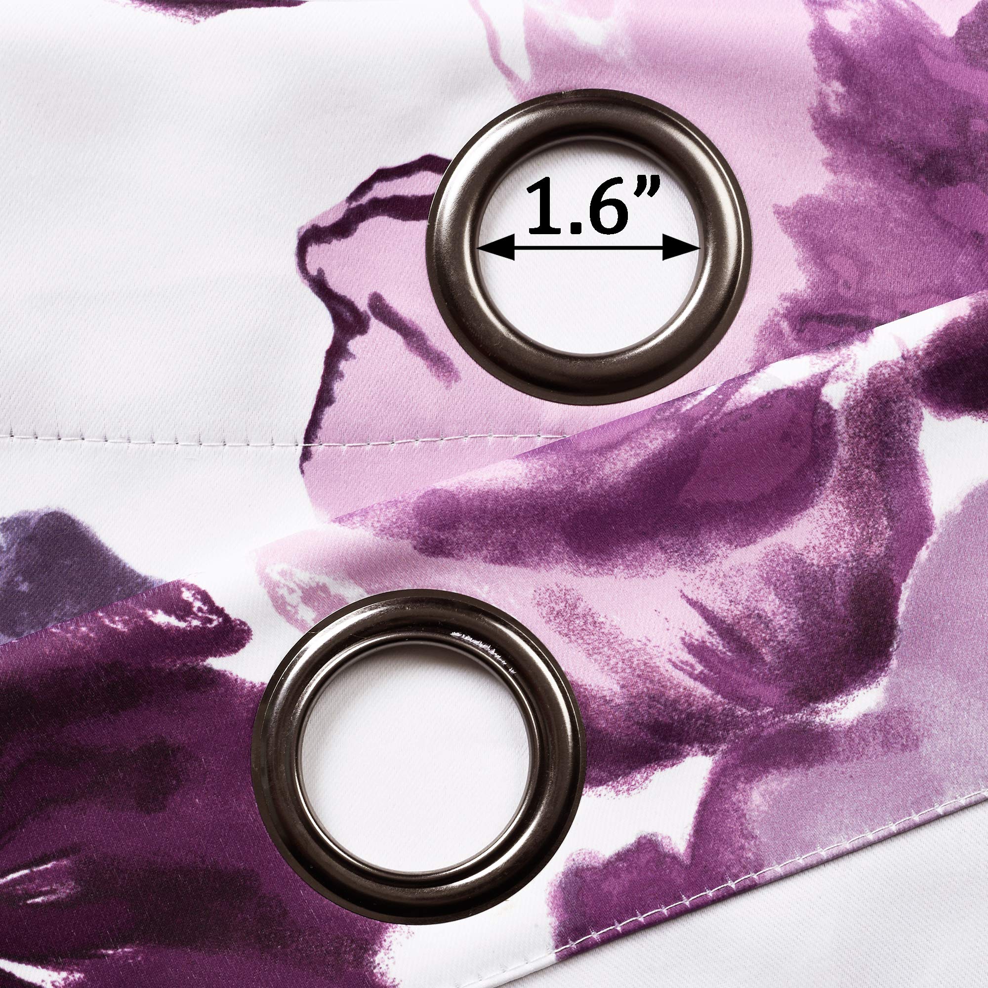 Lush Decor Leah Floral Blackout Curtains 52x95