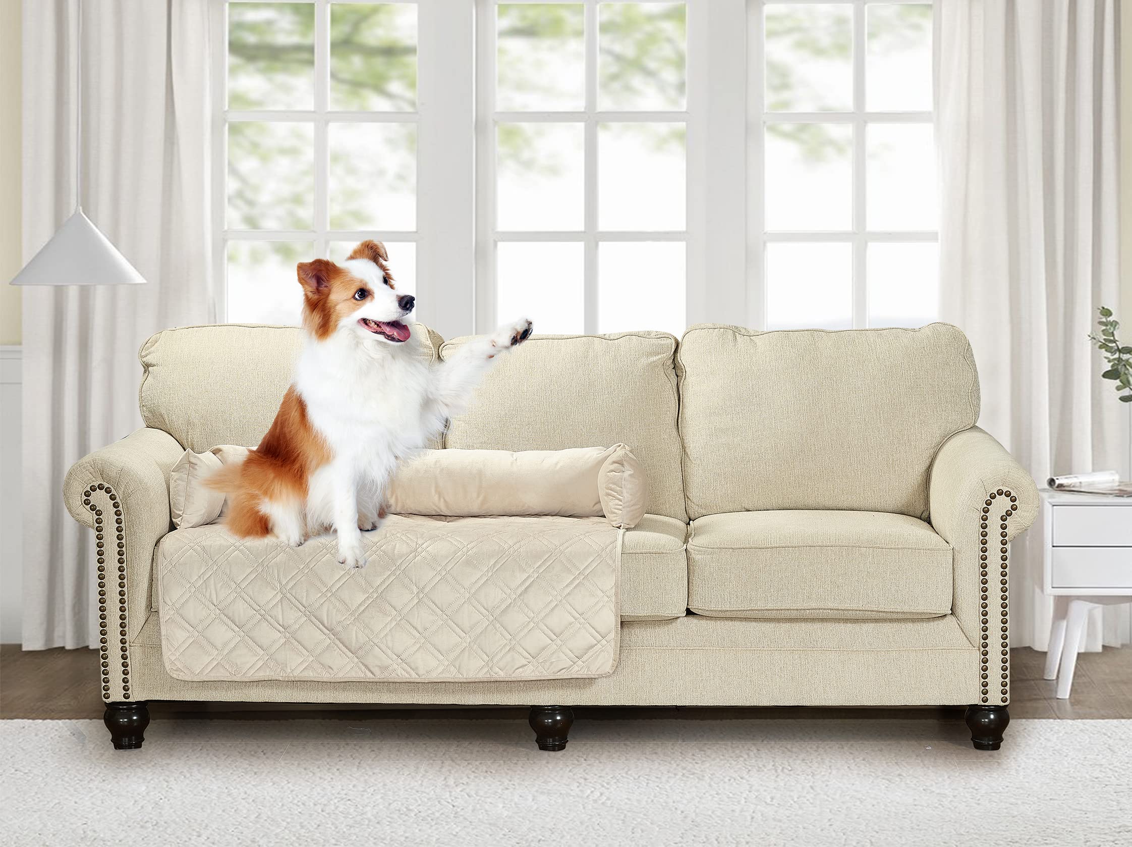 Premium Pet Couch Sofa Bed - Slip Resistant & Washable Dog & Cat Furniture Cover - Cozy Pet Bed for Dogs, Cats - Perfect for Living Room, Bedroom, or Office Use