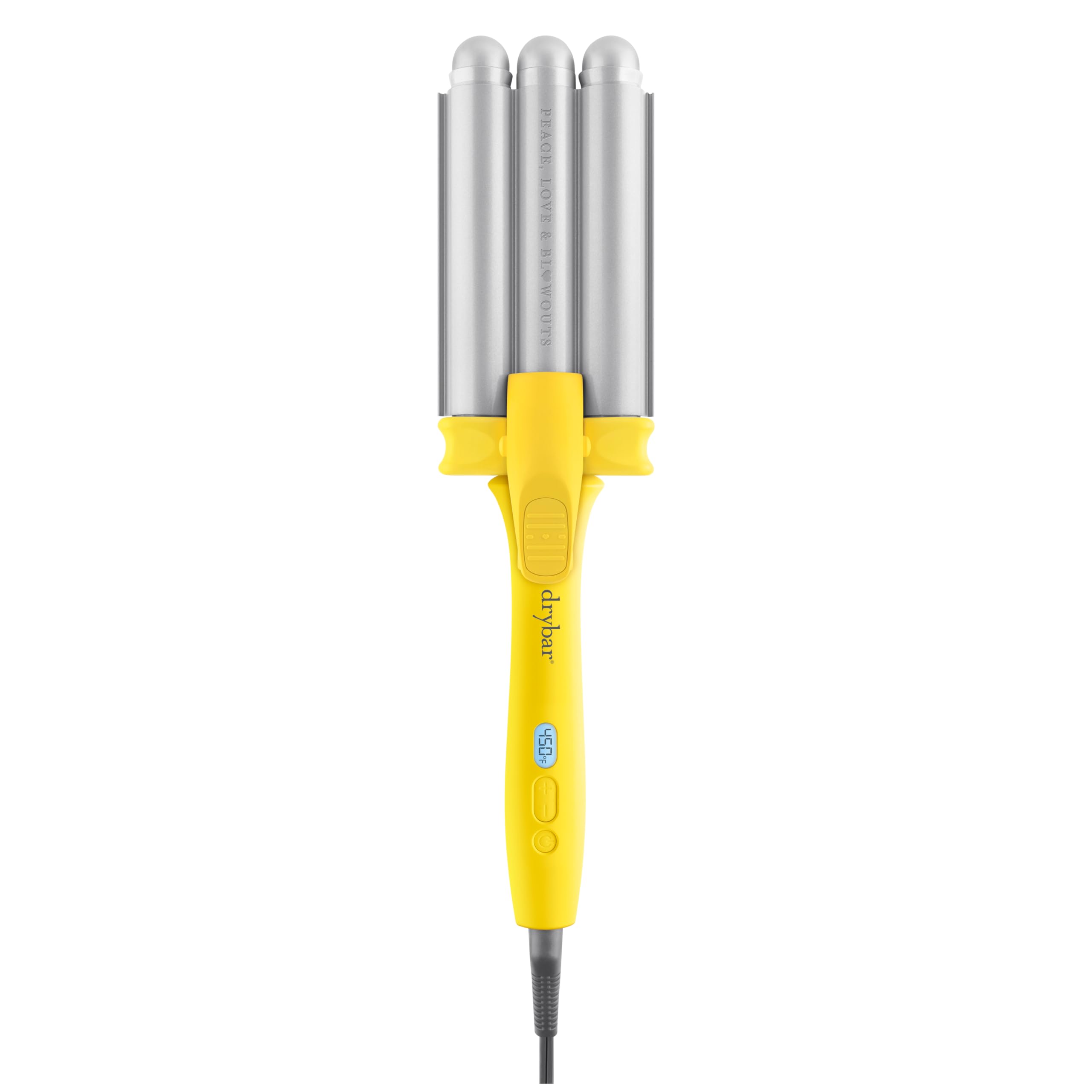 Drybar The Beach Bender Triple Barrel Waver - Professional Hair Styling Iron for Beach Waves & Loose Curls | Perfect for Home Use, Salons & Special Occasions