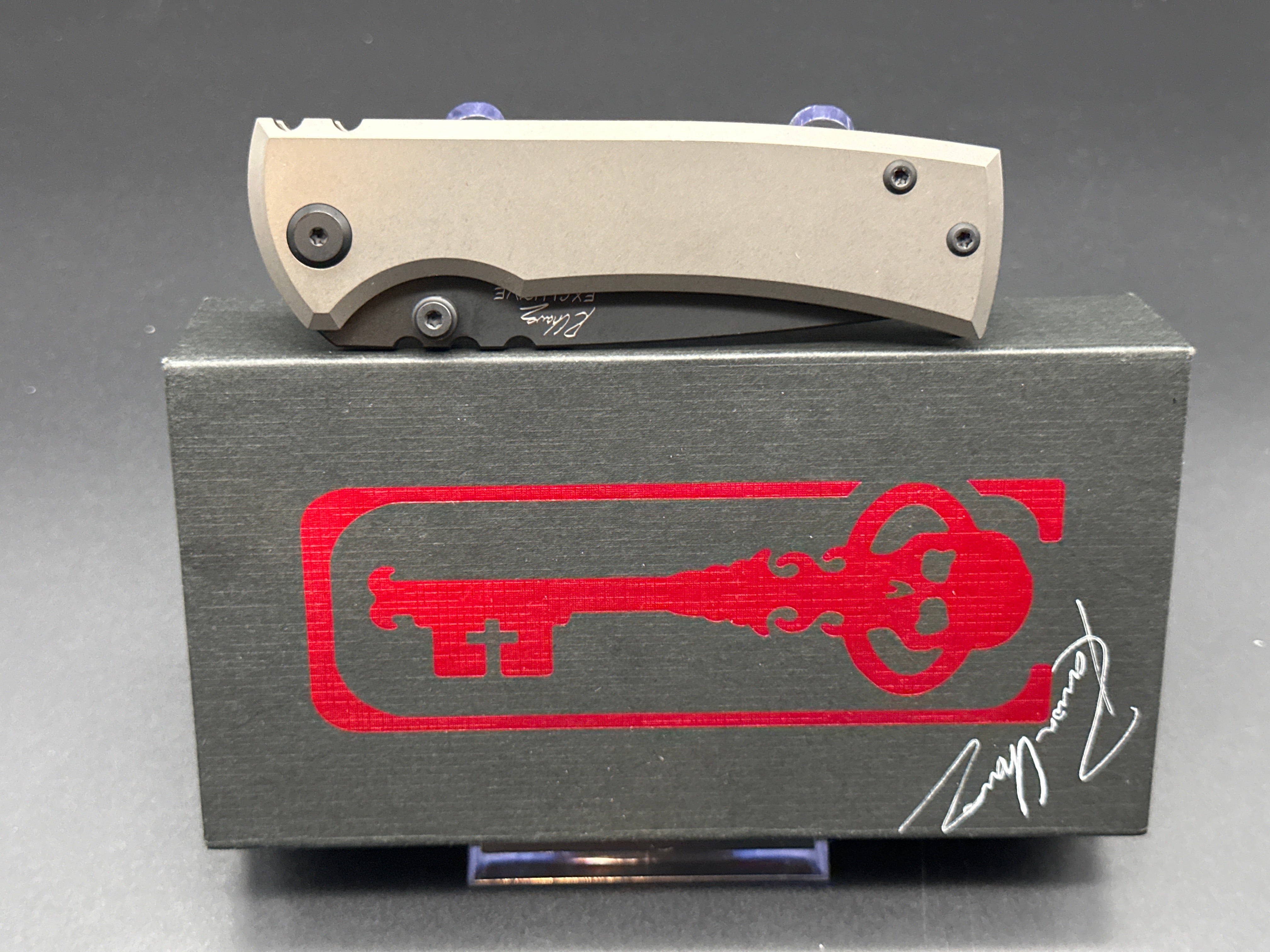 Chaves Exclusive Redencion Folding Knife - Premium Chisel Ground EDC Tactical Knife for Outdoor Camping, Survival & Everyday Carry