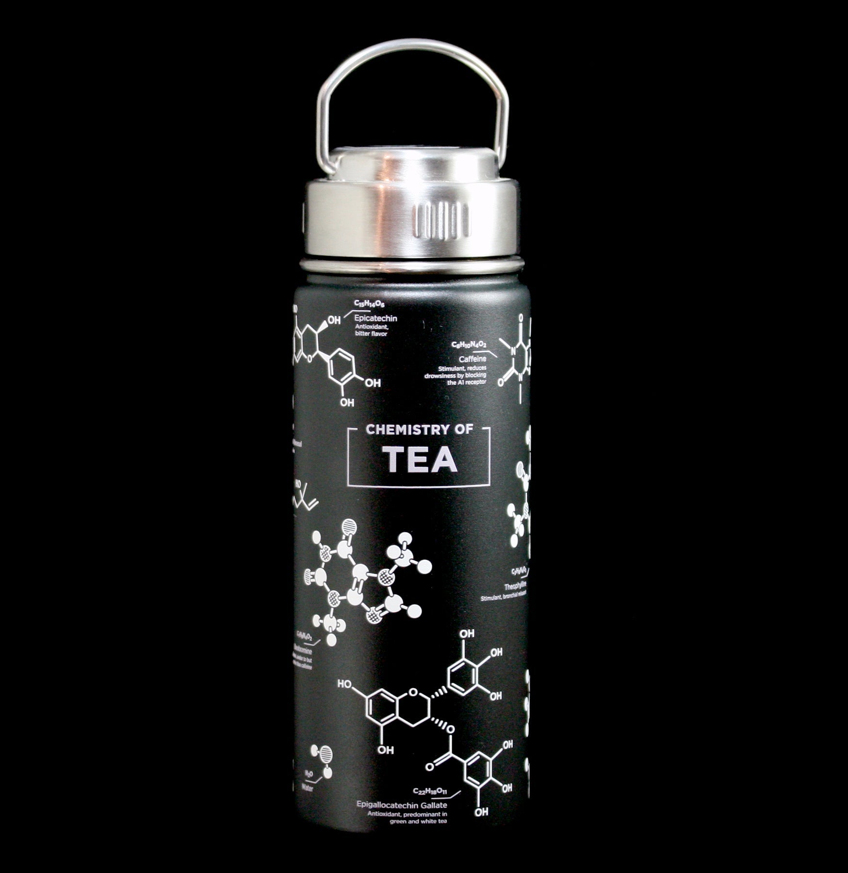 Premium Stainless Steel Vacuum Insulated Tea Thermos - Keeps Drinks Hot/Cold for 24 Hours - Perfect for Office, Travel & Outdoor Adventures
