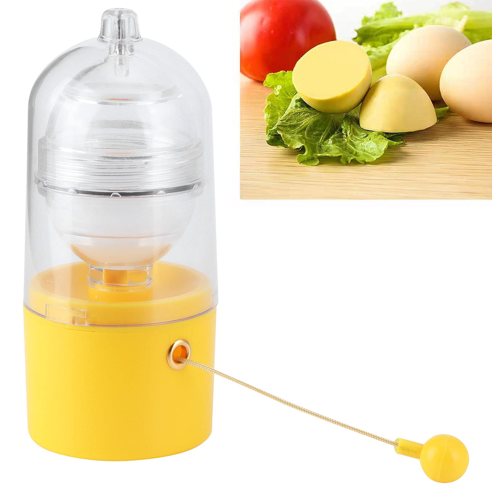 Best Manual Egg Beater - Small Kitchen Hand Mixer for Whisking Eggs, Perfect for Baking, Cooking & Pancake Batter - Compact & Easy to Use