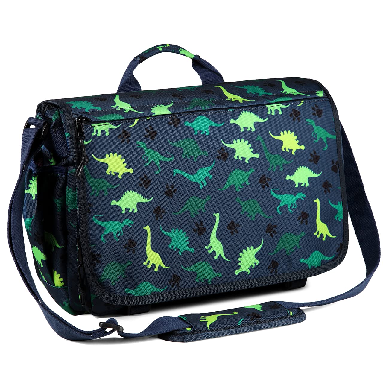 VASCHY Kids Messenger Bag - 15.6 Inch Cute Laptop Crossbody School Backpack for Boys, Girls, Teens & Women - Perfect for School, Travel & Daily Use