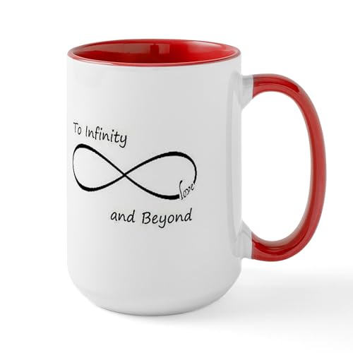 White/Red Inside - Infinity Symbol Mug