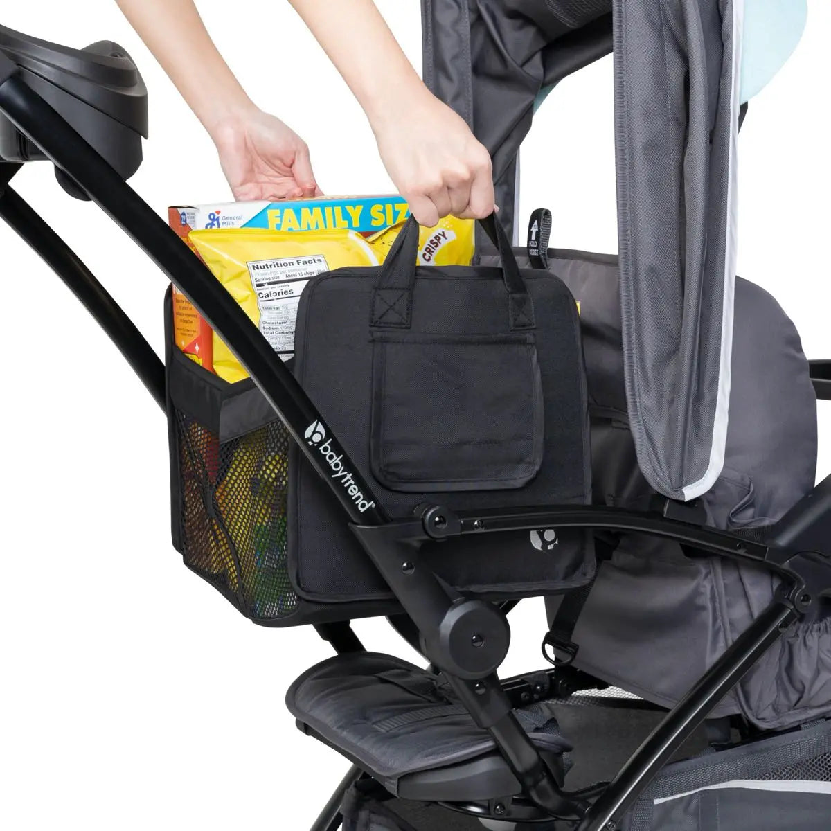 Sit N’ Stand® 5-in-1 Convertible Stroller with Extra Storage - Lightweight Baby Stroller for Shopping, Travel & Everyday Use