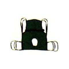 Hoyer One Piece Commode Sling with Positioning Strap - Medium Size for Safe Patient Transfers & Toileting Assistance - Ideal for Home Care & Nursing Facilities
