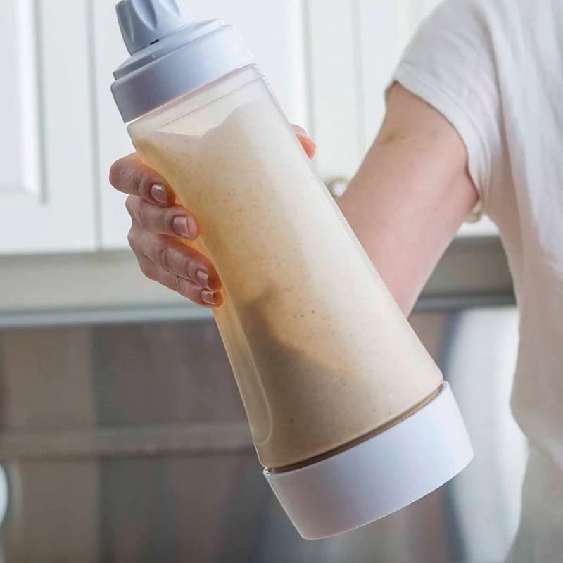 Premium Batter Dispenser for Pancakes, Cupcakes & Crepes - Easy Pour Batter Mixer Bottle with No Mess Design - Perfect for Home Baking, Breakfast & Party Cooking