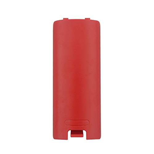 Wii Remote Battery Cover - Red Replacement for Game Controller - Gaming Accessory