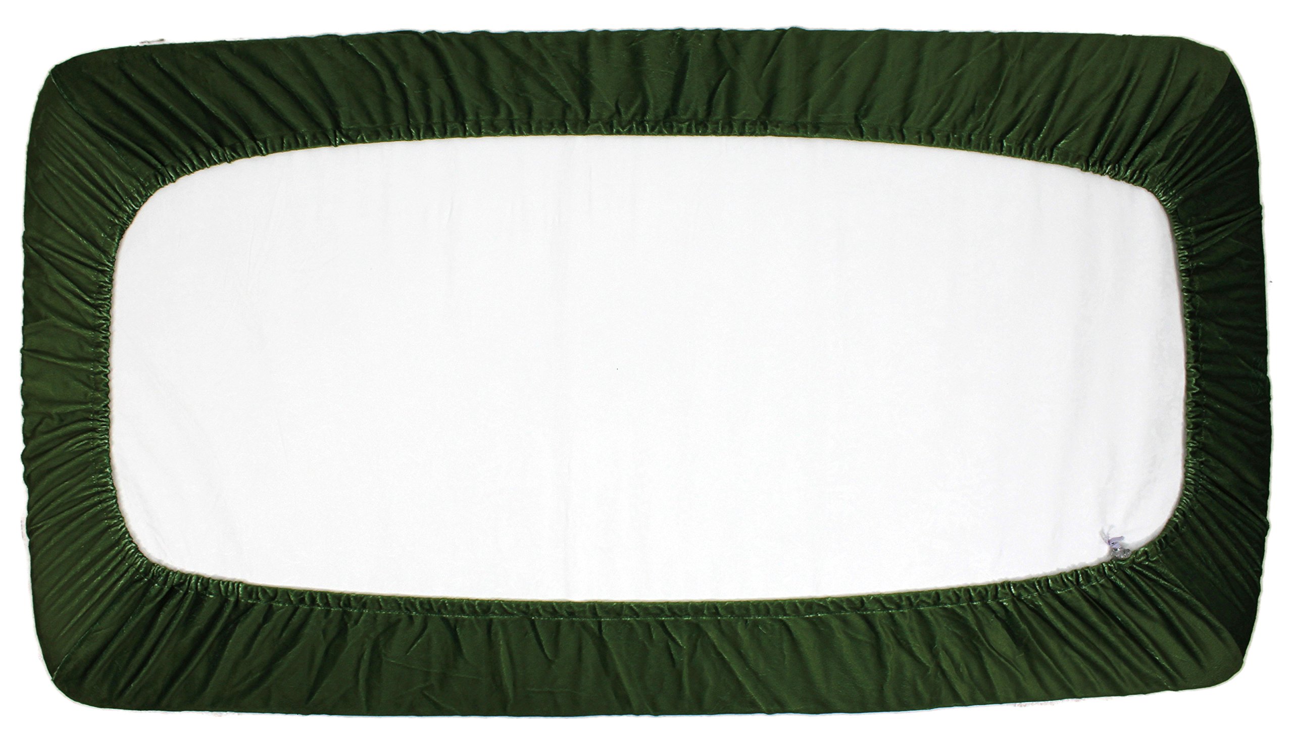 Dear Baby Gear Deluxe Minky Fitted Crib Sheet - Football Field Design 52