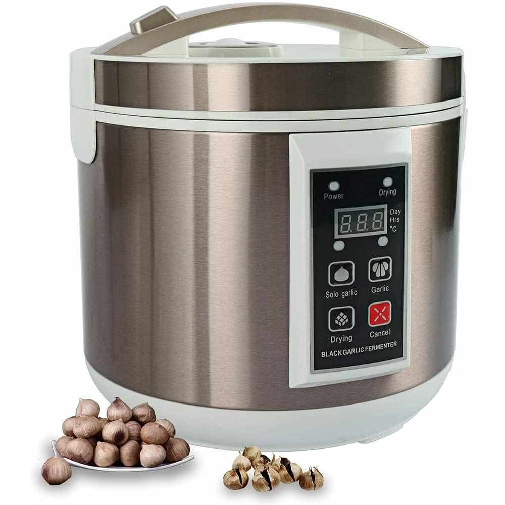 FIPUEN 5L Black Garlic Fermenter - Automatic Garlic Maker for DIY Cooking, Multi-Clove Garlic Fermentation Machine 110V - Perfect for Home Kitchens & Gourmet Food Preparation